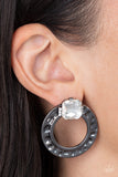 Smoldering Scintillation - Black Earrings – Paparazzi Accessories