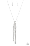 Out of the SWAY - White Necklace - Paparazzi Accessories