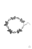 Has a WING to It - White Bracelet – Paparazzi Accessories