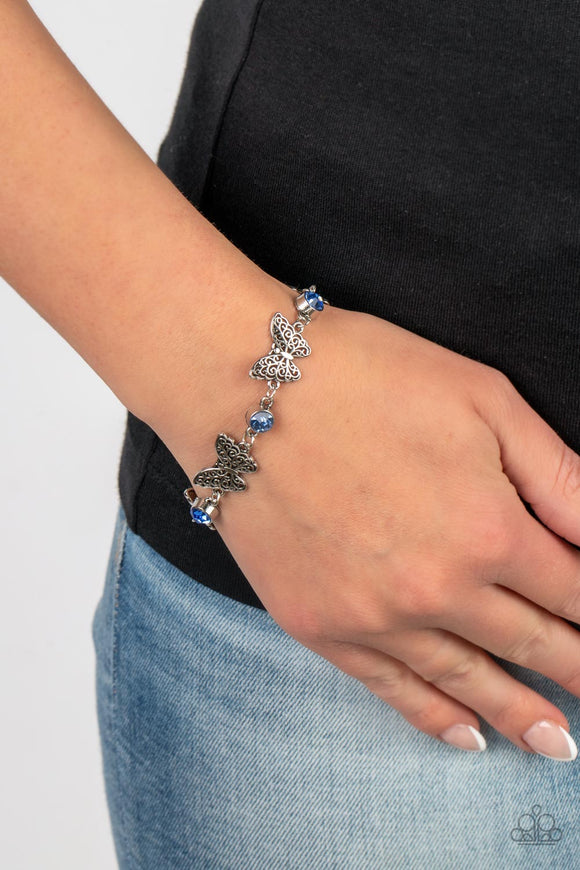 Has a WING to It - Blue Bracelet – Paparazzi Accessories