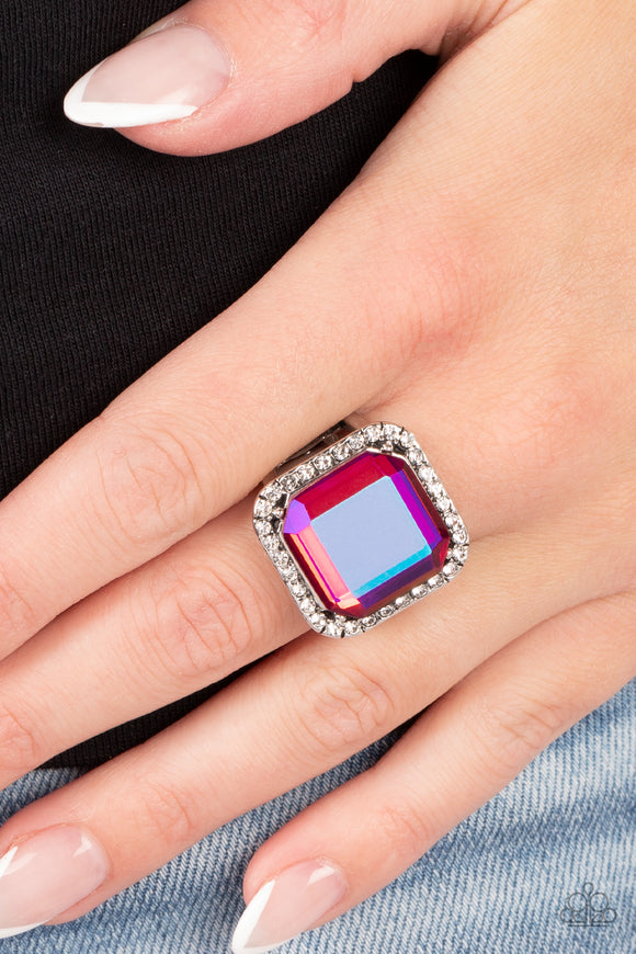 Slow Burn - Pink Ring – Paparazzi Accessories
