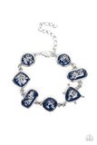 Speckled Shimmer - Blue Bracelet – Paparazzi Accessories