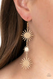 Solar Soul - Gold Earrings – Paparazzi Accessories