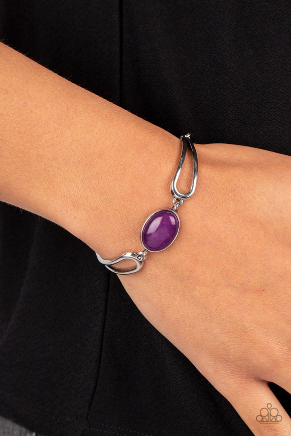 A Quarter Past ZEN - Purple Bracelet – Paparazzi Accessories