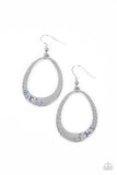 Seafoam Shimmer - Blue Earrings – Paparazzi Accessories