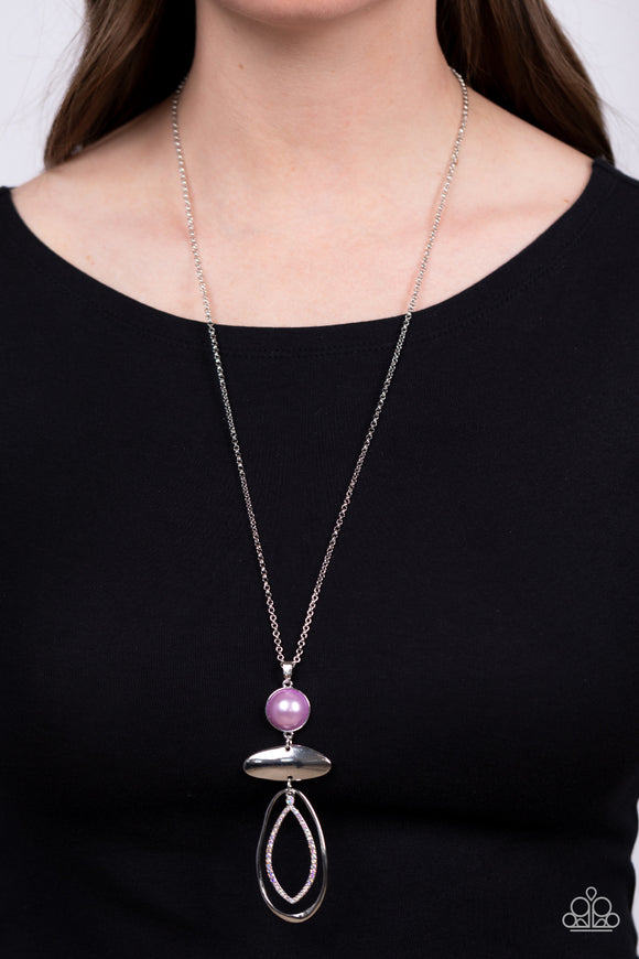 Modern Day Demure - Purple Necklace - Paparazzi Accessories