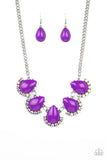 Ethereal Exaggerations - Purple Necklace - Paparazzi Accessories