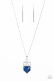 Trailblazing Talisman - Blue Necklace – Paparazzi Accessories