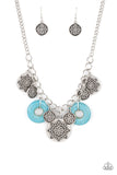 Western Zen - Blue Necklace – Paparazzi Accessories