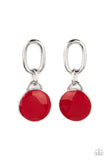 Drop a TINT - Red Earrings – Paparazzi Accessories