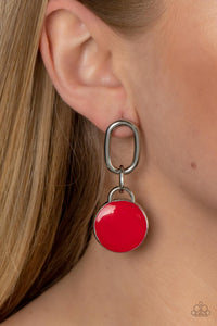 Drop a TINT - Red Earrings – Paparazzi Accessories