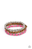 ESCAPADE Route - Pink Bracelet – Paparazzi Accessories