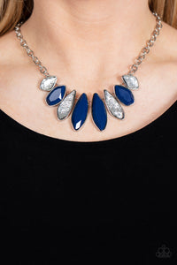 Crystallized Couture - Blue  Necklace - Paparazzi Accessories