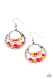 Bustling Beads - Multi Earrings - Paparazzi Accessories