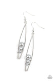 Atlantic Allure - Silver Earrings – Paparazzi Accessories