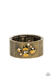 Flickering Fortune - Brass Bracelet – Paparazzi Accessories