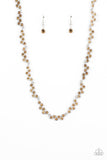 GLOWING Admiration - Brown Necklace – Paparazzi Accessories