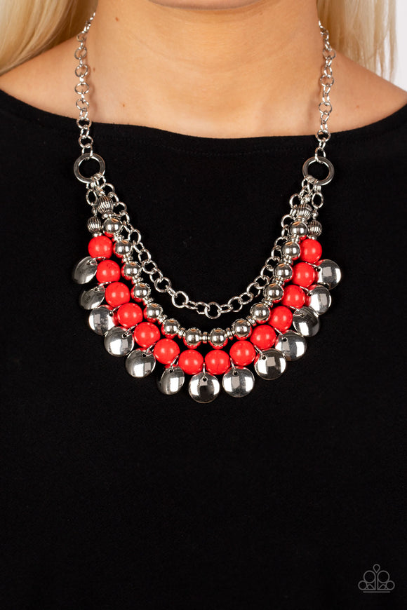 Leave Her Wild - Red Necklace – Paparazzi Accessories