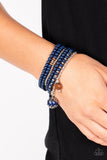 Epic Escapade - Blue Bracelet - Paparazzi Accessories