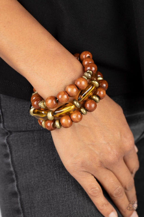 WILD-Mannered - Brass Bracelet – Paparazzi Accessories