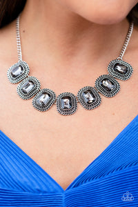 Iced Iron - Silver Necklace – Paparazzi Accessories