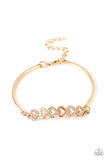 Attentive Admirer - Gold Bracelet - Paparazzi Accessories