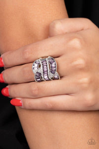 Six-Figure Flex - Purple Ring – Paparazzi Accessories