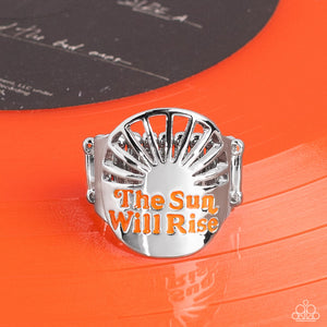 The Dawn After Tomorrow - Orange Ring - Paparazzi Accessories