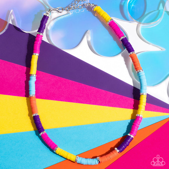 Rainbow Road - Multi Necklace - Paparazzi Accessories