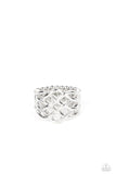 The One That KNOT Away - Silver Ring - Paparazzi Accessories