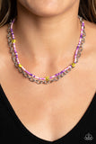 Happy Looks Good on You - Purple Necklace – Paparazzi Accessories