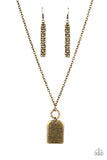 Persevering Philippians - Brass Necklace – Paparazzi Accessories