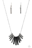 Leading MANE - Black Necklace - Paparazzi Accessories