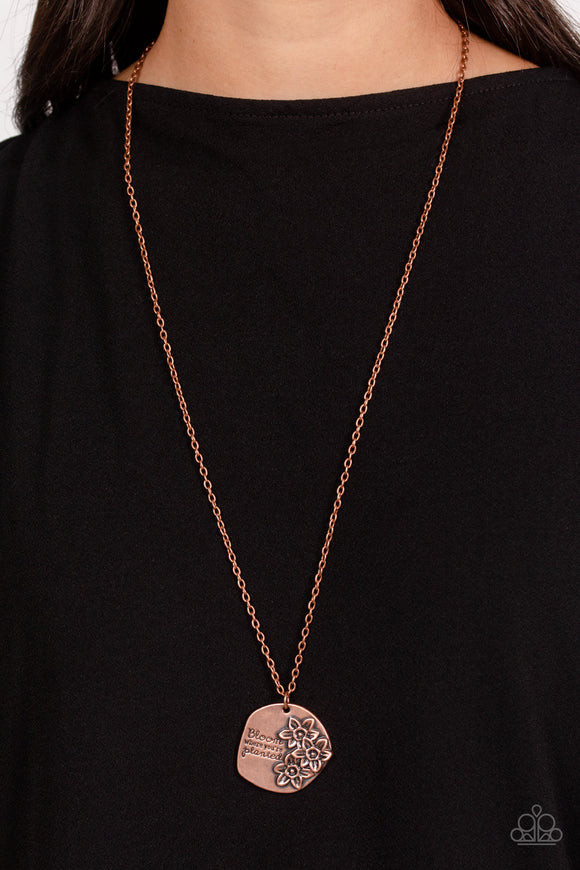 Planted Possibilities - Copper Necklace – Paparazzi Accessories