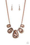 Formally Forged - Copper Necklace - Paparazzi Accessories