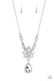 TWINKLE of an Eye - White Necklace - Paparazzi Accessories