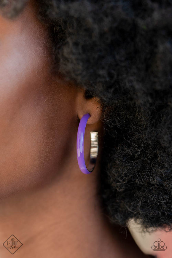 Groovy Glissando - Purple Earrings – Paparazzi Accessories