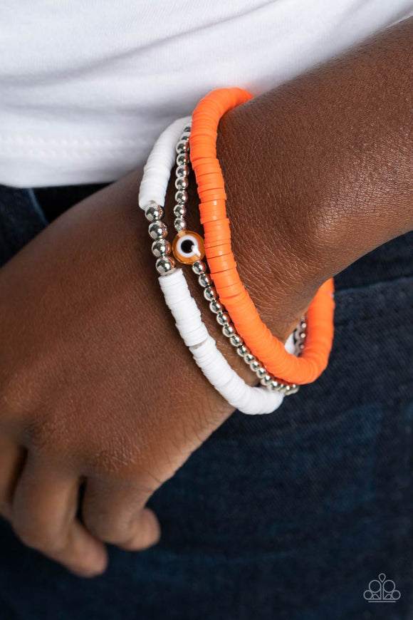 EYE Have A Dream - Orange Bracelet - Paparazzi Accessories