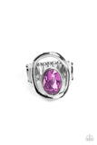 Marble Masterpiece - Purple Ring - Paparazzi Accessories