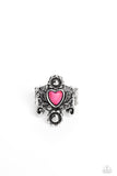 Trailblazing Tribute - Pink Ring - Paparazzi Accessories