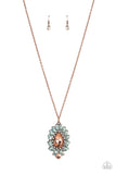 Over the TEARDROP - Copper Necklace - Paparazzi Accessories