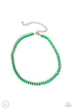 Grecian Grace - Green Necklace - Paparazzi Accessories