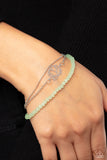 A LOTUS Like This - Green Bracelet - Paparazzi Accessories