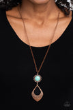 Stone TOLL - Copper Necklace - Paparazzi Accessories
