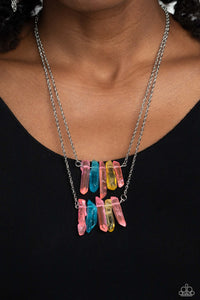 Crystal Catwalk - Multi Necklace - Paparazzi Accessories