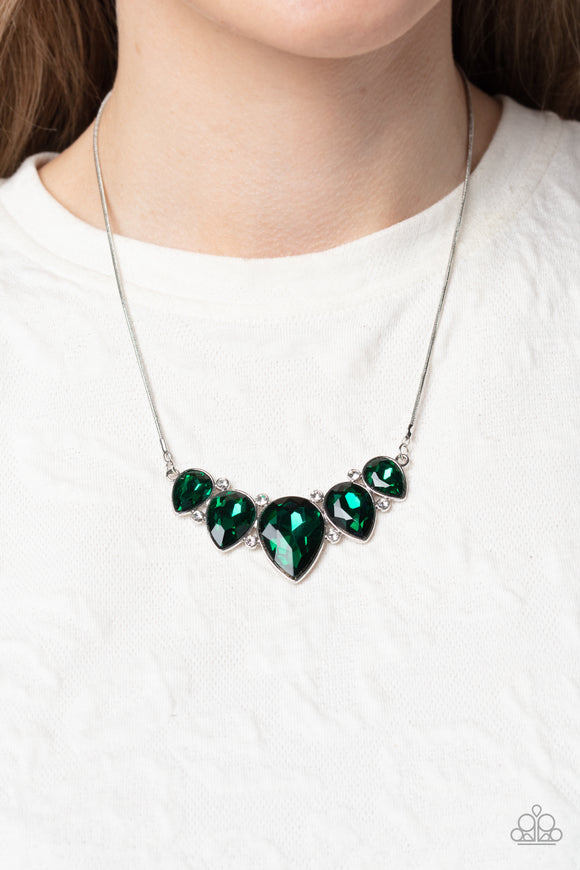 Regally Refined - Green Necklace - Paparazzi Accessories