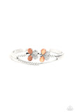 Broadway Stage - Orange Bracelet - Paparazzi Accessories