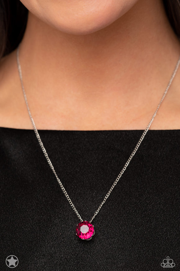 What a Gem - Pink Necklace - Paparazzi Accessories