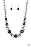 Hollywood HAUTE Spot - black necklace - Paparazzi Accessories