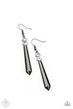 Sparkle Stream - Black Earrings – Paparazzi Accessories